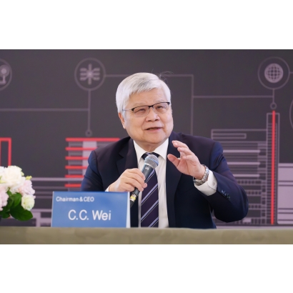 Dr. C.C. Wei, TSMC Chairman and Chief Executive Officer 台積公司董事長暨總裁魏哲家博士.JPG
